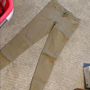 Khaki jeggings